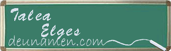 Talea Elges Visitenkarte